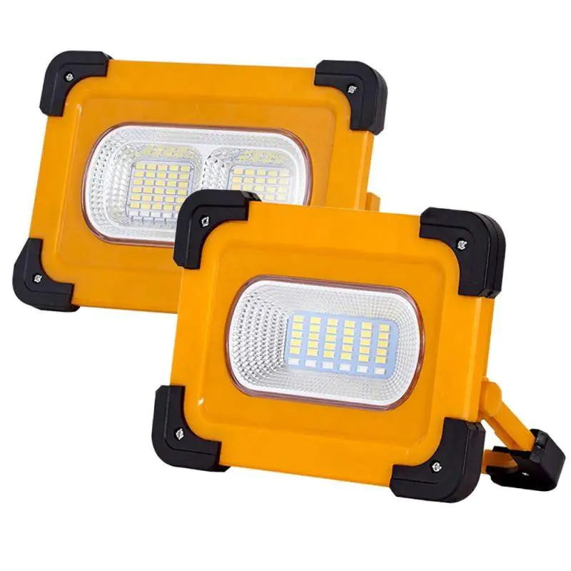 Solar LED Light Rechargeable Car Outdoor Camping Work USB Flood Lamp
