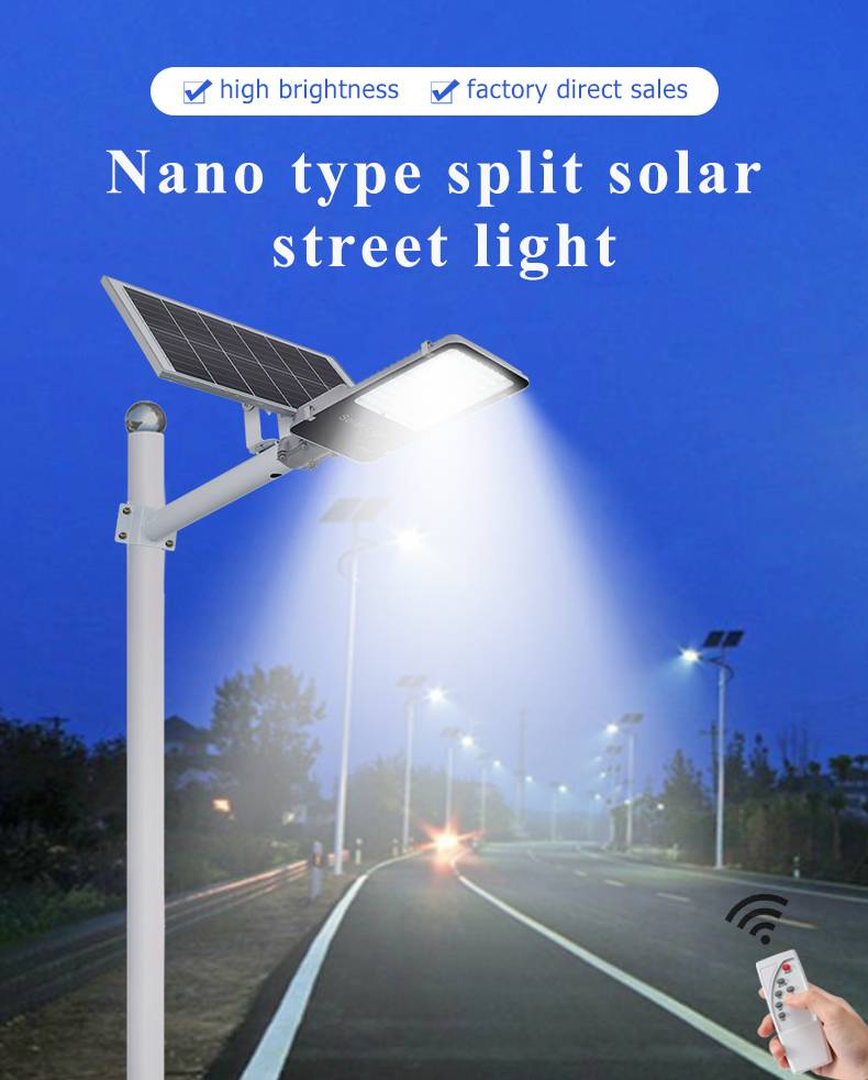 led solar powered street lights residential popular by bulk for workshop
