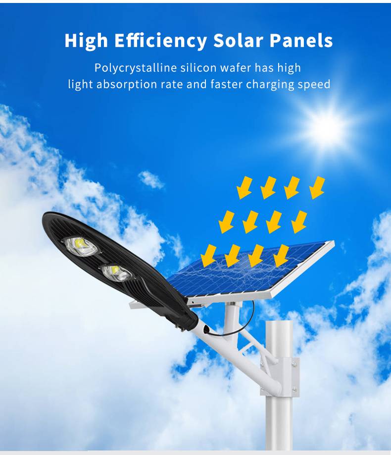 outdoor solar powered street lights residential low cost sensor remote control for barn-5