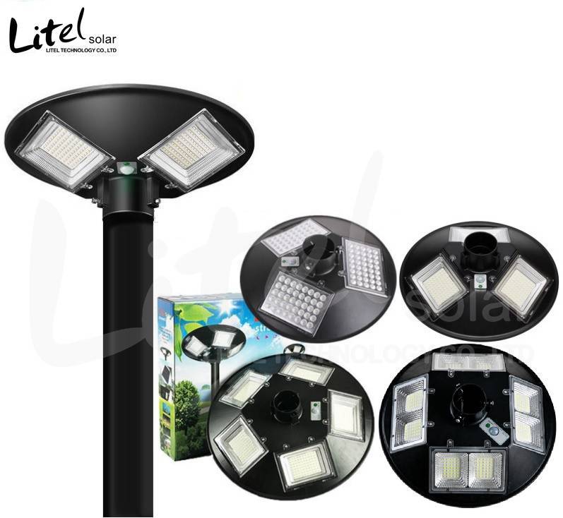 UFO Motion Sensor All in one Solar Garden Street Light With Remote Control