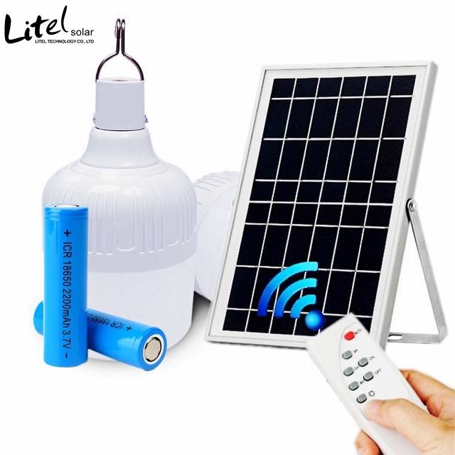 Ampoule de secours solaire portable rechargeable de l'ampoule
