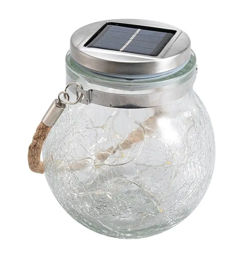 2-in-1 Outdoor Hanging Solar Lanterns Lights for Patio Deck Yard Decor