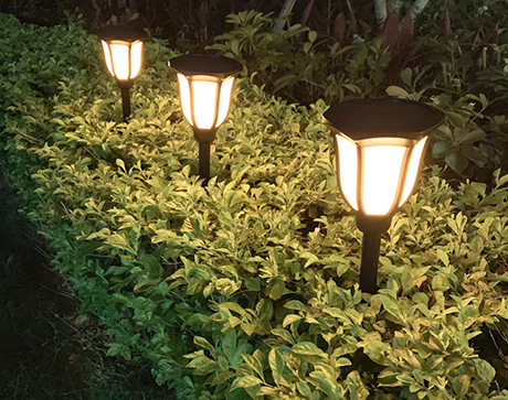 Solar street light for garden