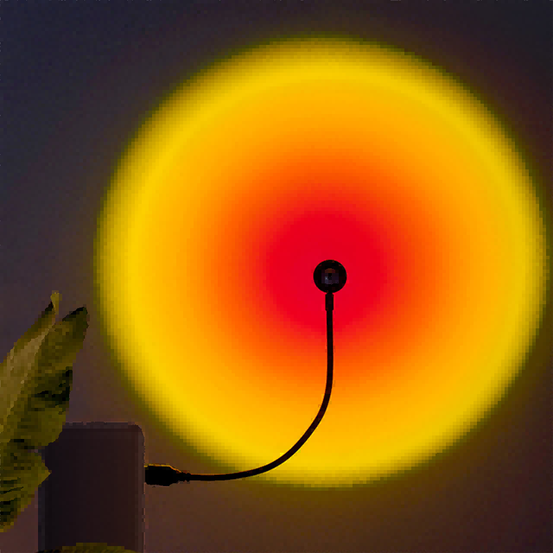 Rainbow Sunset Lamps DC 5V Red Projector Atmosphere Led Night