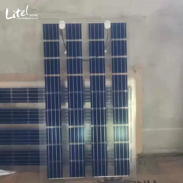 transparent solar panel for sunroom greenhouse