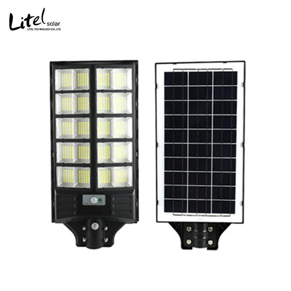Outdoor  LED Wide Angle solar street light with Motion Sensor and Remote Control