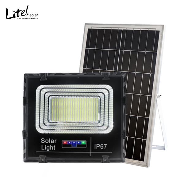 50W 100W 200W 300W 400W 500W Solar Flood lights with led battery indicator, ABS and aluminum housing optional