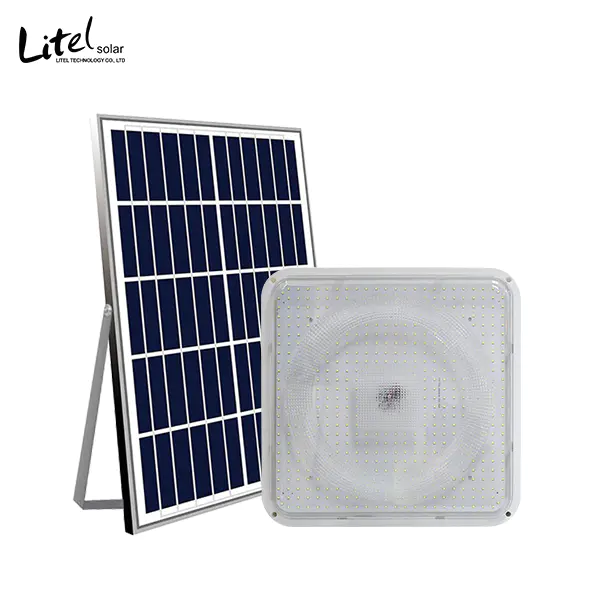Solar Lights Indoor Home Intelligent Solar LED Ceiling/Pendant Light with Remote Control
