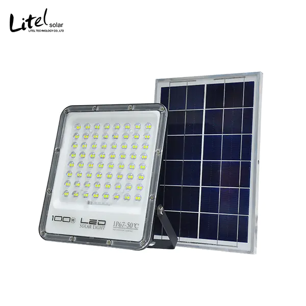 Solar Flood Light Outdoor  Auto On/Off Dusk to Dawn with Remote Control for Yard, Garden, Shed, Barn