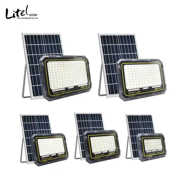 Solar Flood Light Auto On/Off Dusk to Dawn with Remote Control for Yard, Garden, Shed, Barn.