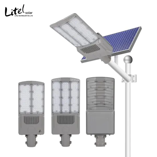 200W 300W updated high brightness all in two project solar street lights
