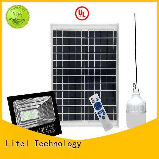 Litel Technology low cost solar led flood light by bulk for factory