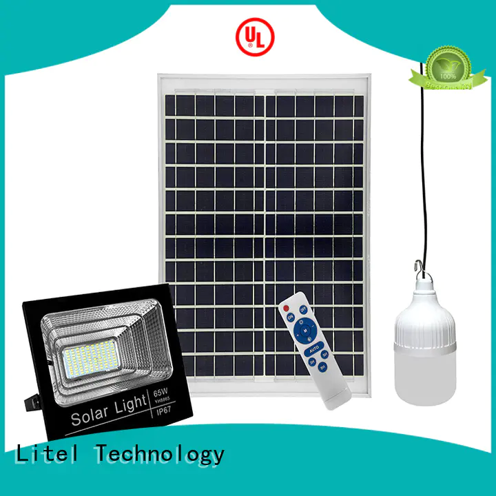 remote control best solar powered flood light for warehouse Litel Technology