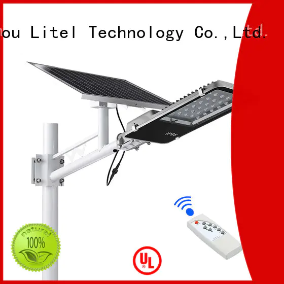 Litel Technology wireless solar panel street light custom for project