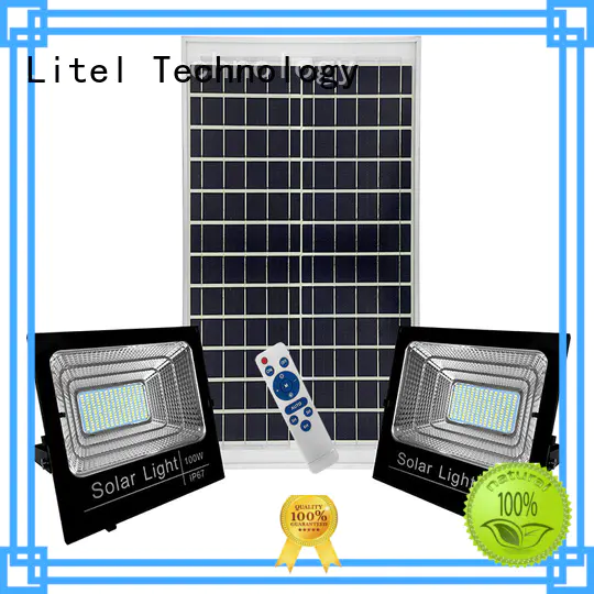 Litel Technology remote control solar led flood light by bulk for factory