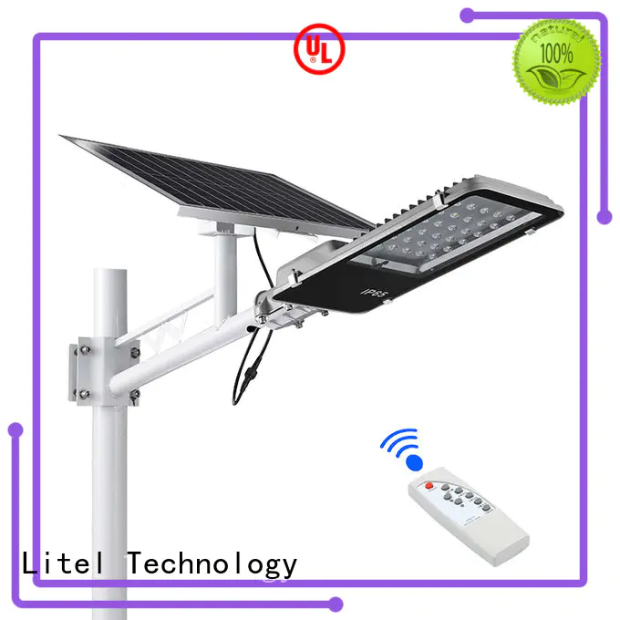 Litel Technology wireless solar street light project at discount for landscape