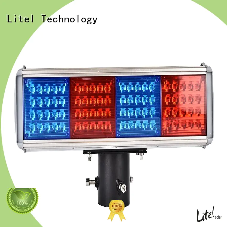 powered solar powered traffic lights suppliers led for alert Litel Technology