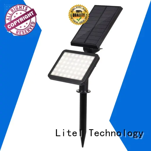 Litel Technology mounted bright solar garden lights bridgelux for garden