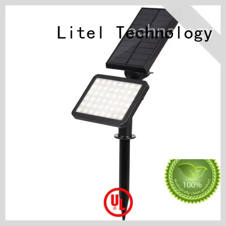 Litel Technology microware solar led garden light abs for gutter