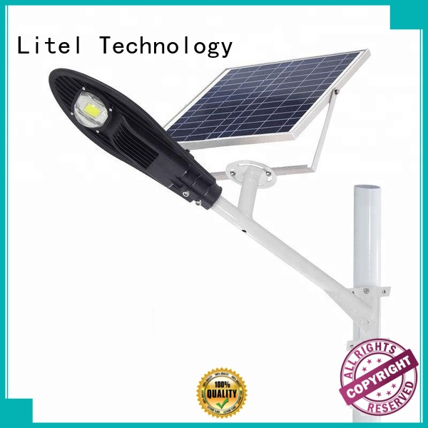 Litel Technology Outdoor Solar Powered LED Street Lights Einfache Installation für Veranda
