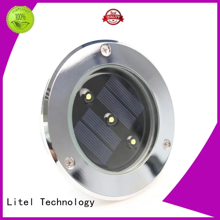 Litel Technology flickering outdoor solar garden lights sensor for landing spot