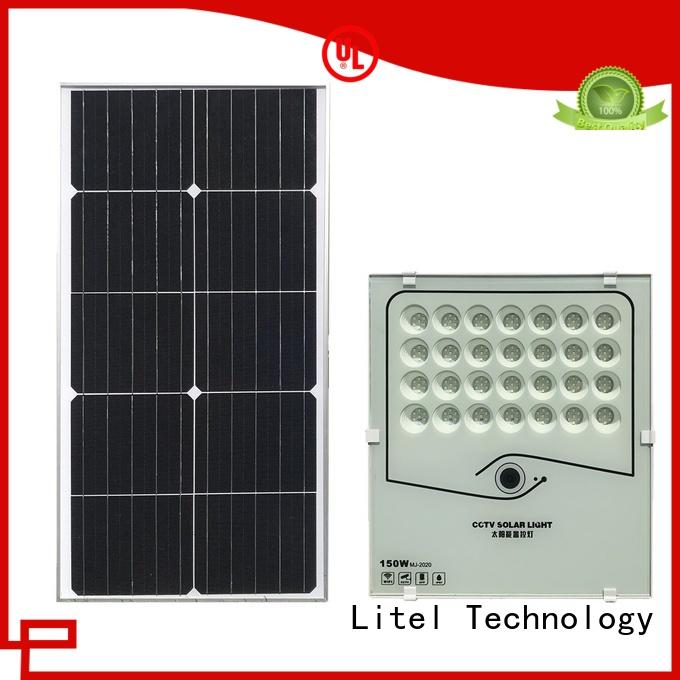 durable solar powered motion flood lights low cost for barn Litel Technology